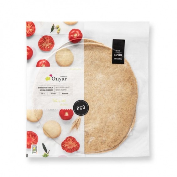 Pizza Bases de pizza d'espelta integral- bossa amb 2 unitats